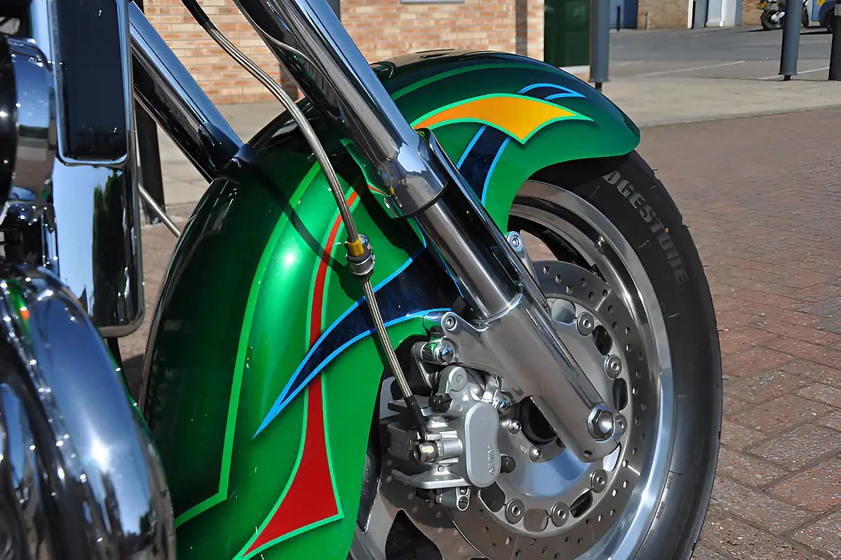 Used 1998 Honda Valkyrie GL1500C F6C Green - Interior and Exterior details 10