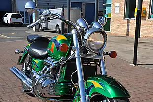 Used 1998 Honda Valkyrie GL1500C F6C Green - Interior and Exterior details 16