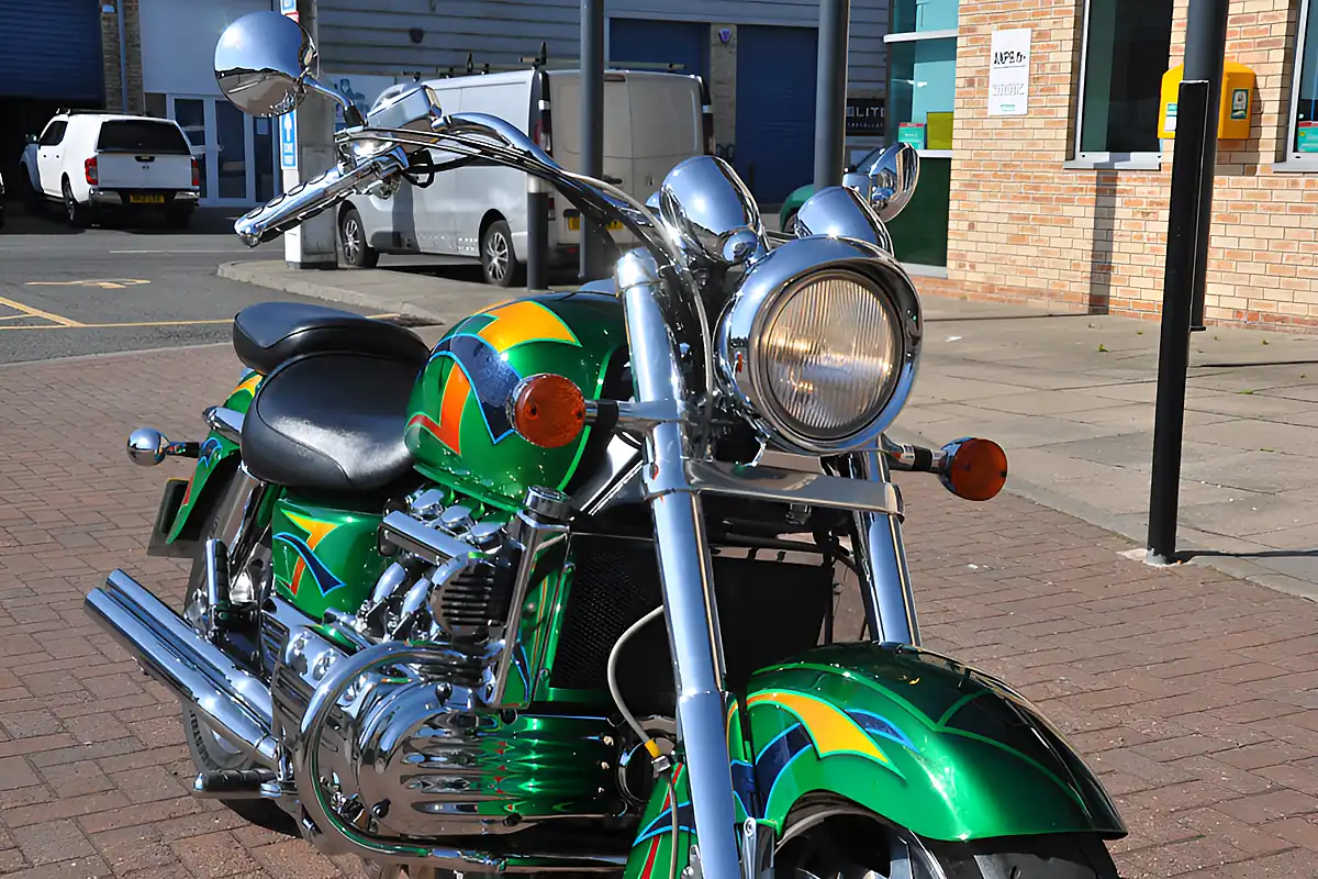 Used 1998 Honda Valkyrie GL1500C F6C Green - Interior and Exterior details 16