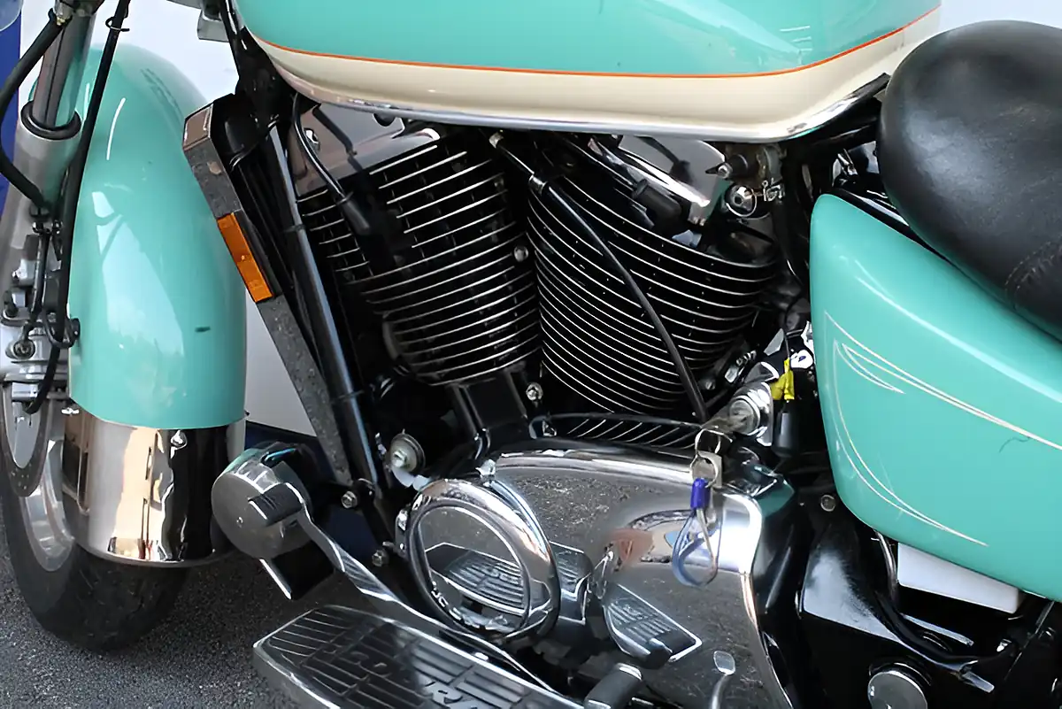 Used 1998 Honda VT1100 Green - Interior and Exterior details 20