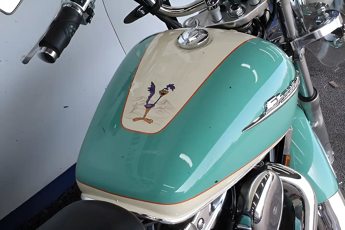 Used 1998 Honda VT1100 Green - Interior and Exterior details 6