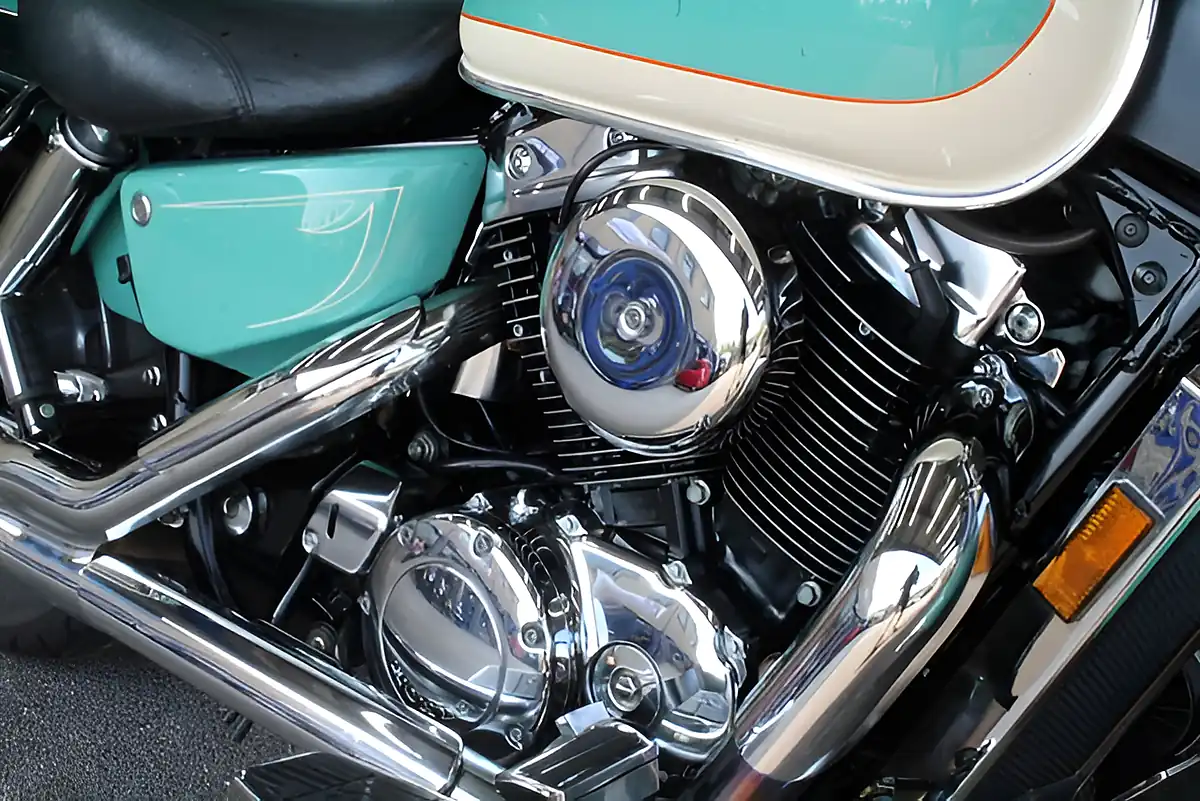 Used 1998 Honda VT1100 Green - Interior and Exterior details 7