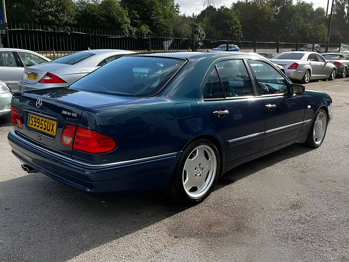 Used 1998 Mercedes-Benz E Class AMG Blue - Interior and Exterior details 3