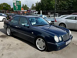 Used 1998 Mercedes-Benz E Class AMG Blue - Interior and Exterior details 4
