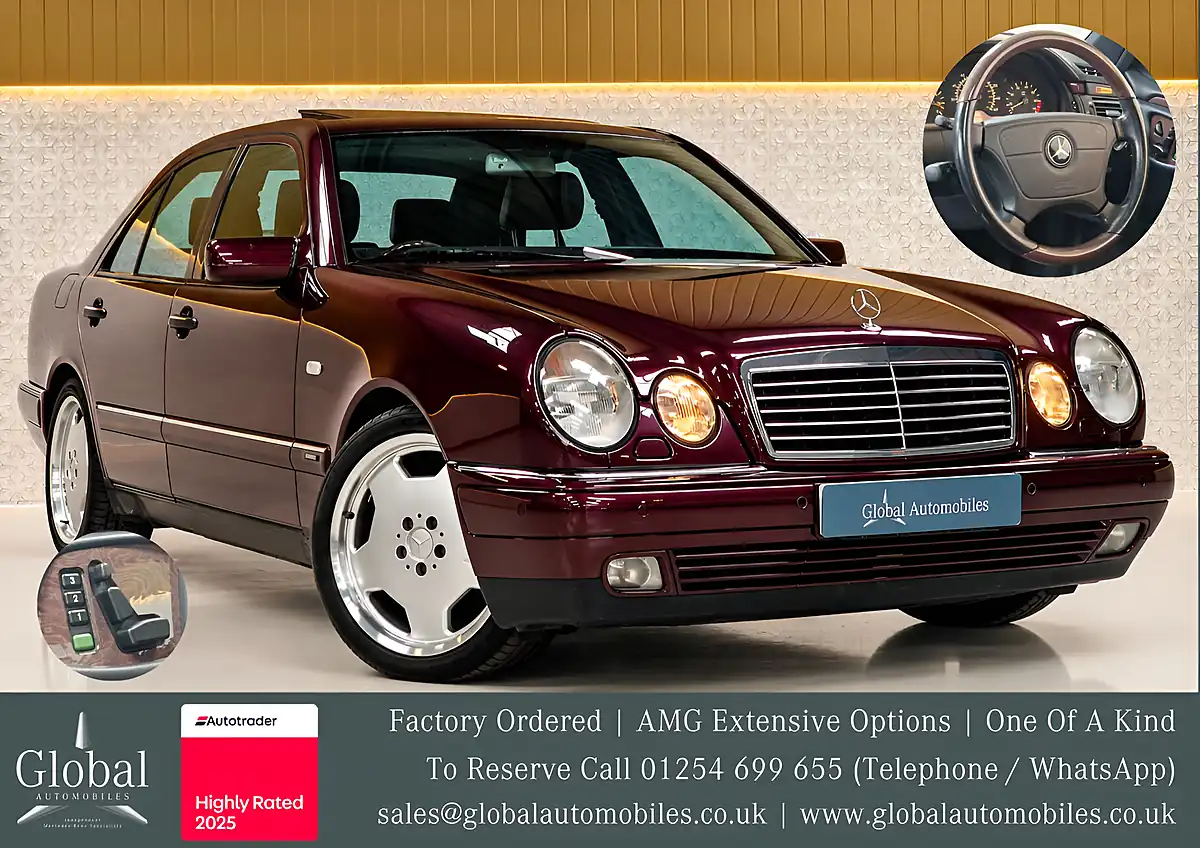 Used 1998 Mercedes-Benz E-Class Avantgarde Designo Purple - Interior and Exterior details 3