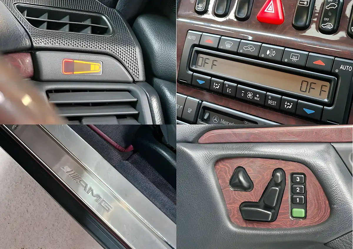Used 1998 Mercedes-Benz E-Class Avantgarde Designo Purple - Interior and Exterior details 4