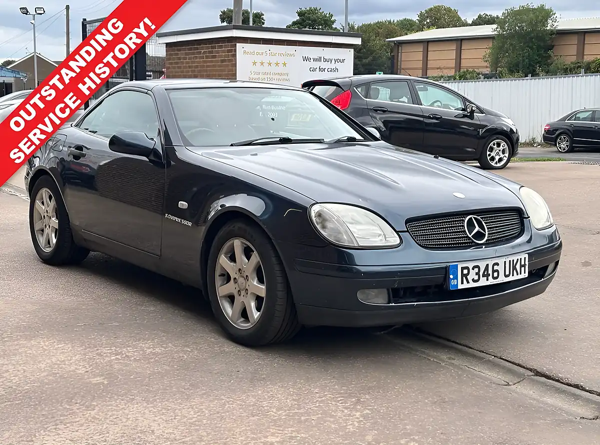 Used 1998 Mercedes-Benz Slk Black - Front View