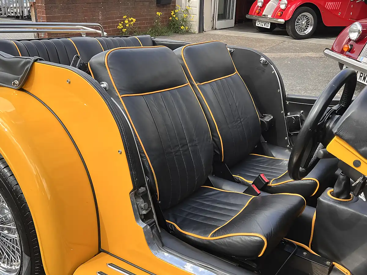 Used 1998 Morgan Plus 4 Four Seater Yellow - Interior and Exterior details 2