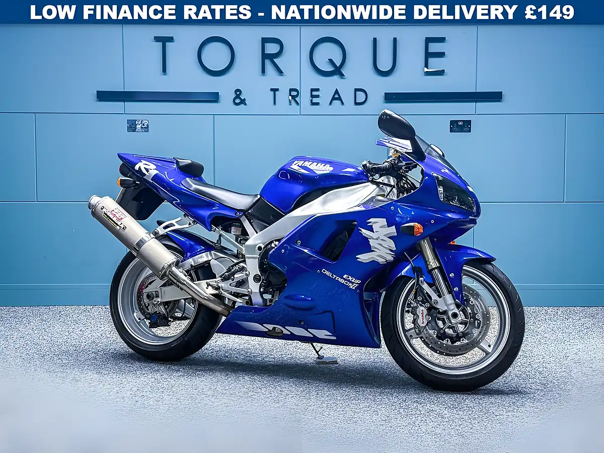 Used 1998 Yamaha R1 4XV Blue - Front View