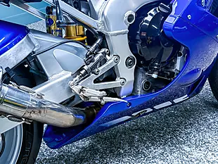 Used 1998 Yamaha R1 4XV Blue - Interior and Exterior details 13