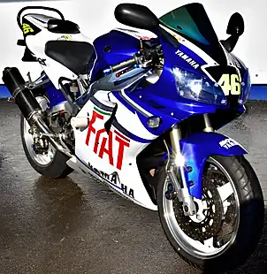 Used 1998 Yamaha Yzf R1 Rossi Replica Blue - Interior and Exterior details 11