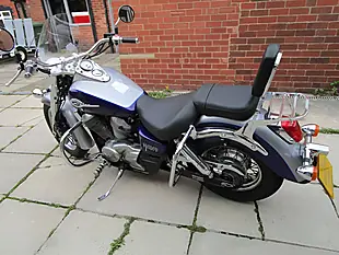 Used 1999 Honda Vt 750 Cruiser Shadow Custom Purple - Interior and Exterior details 12