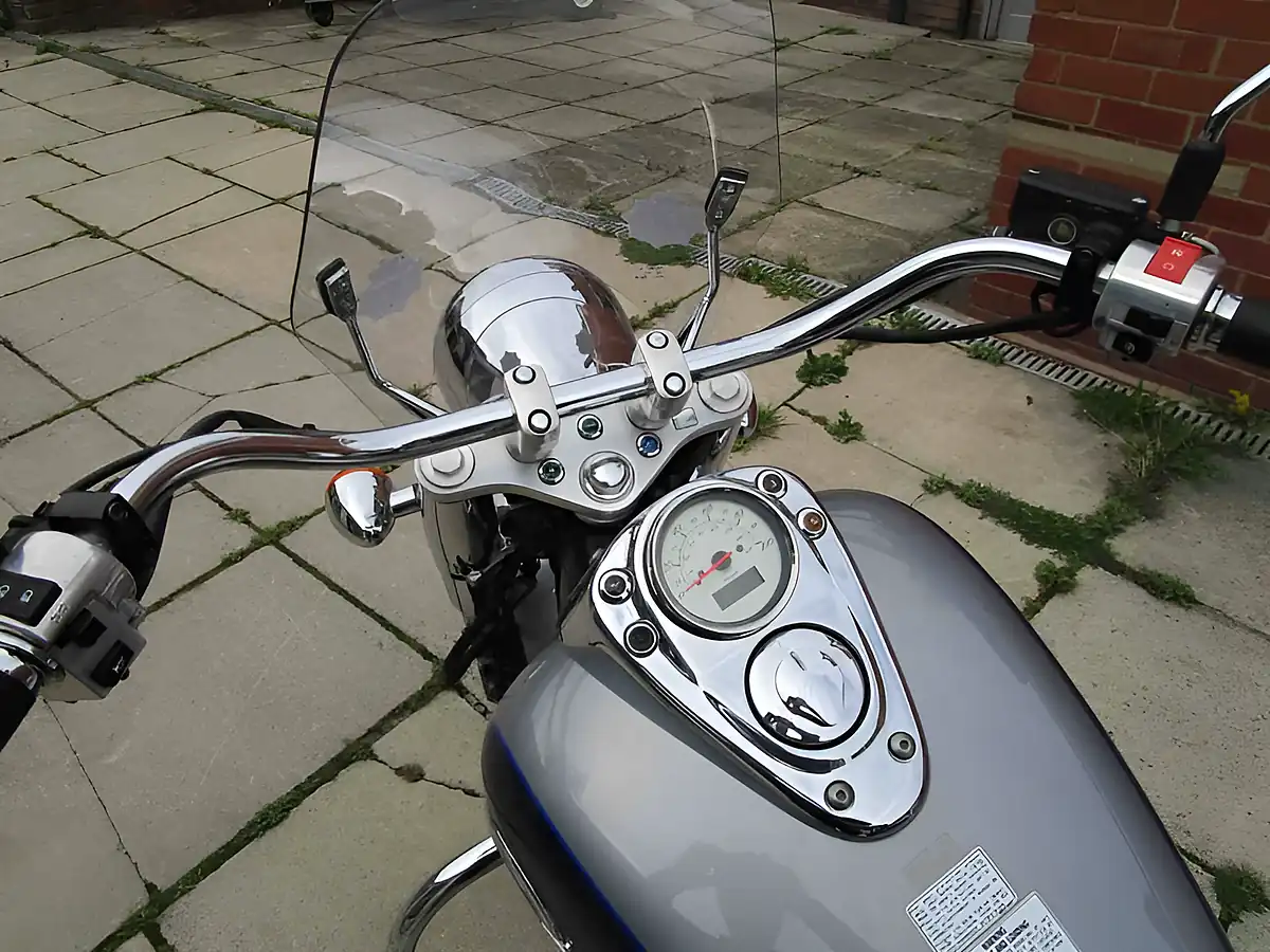 Used 1999 Honda Vt 750 Cruiser Shadow Custom Purple - Interior and Exterior details 16
