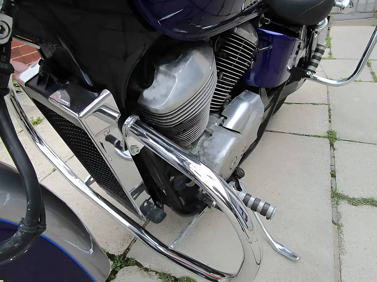 Used 1999 Honda Vt 750 Cruiser Shadow Custom Purple - Interior and Exterior details 17