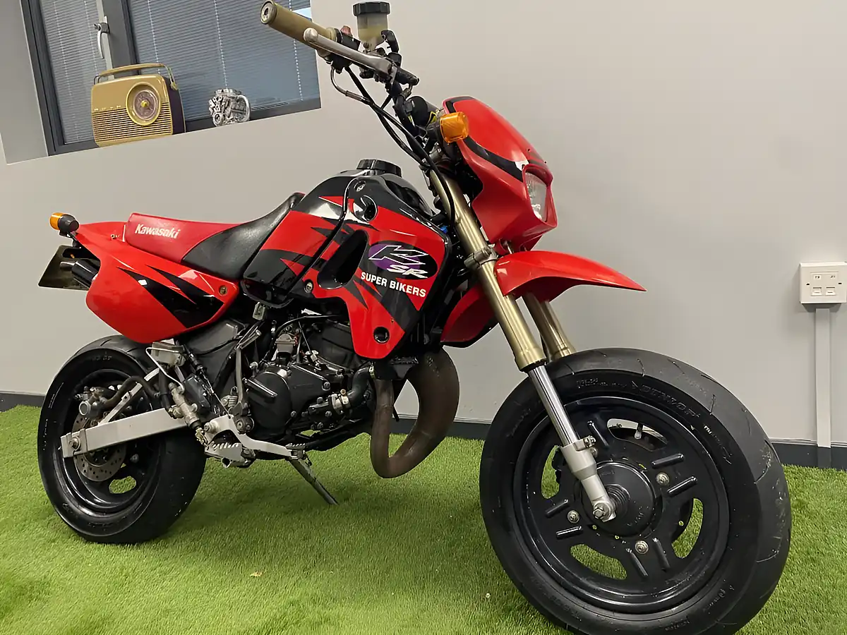Used 1999 Kawasaki KSR80 Red - Interior and Exterior details 3