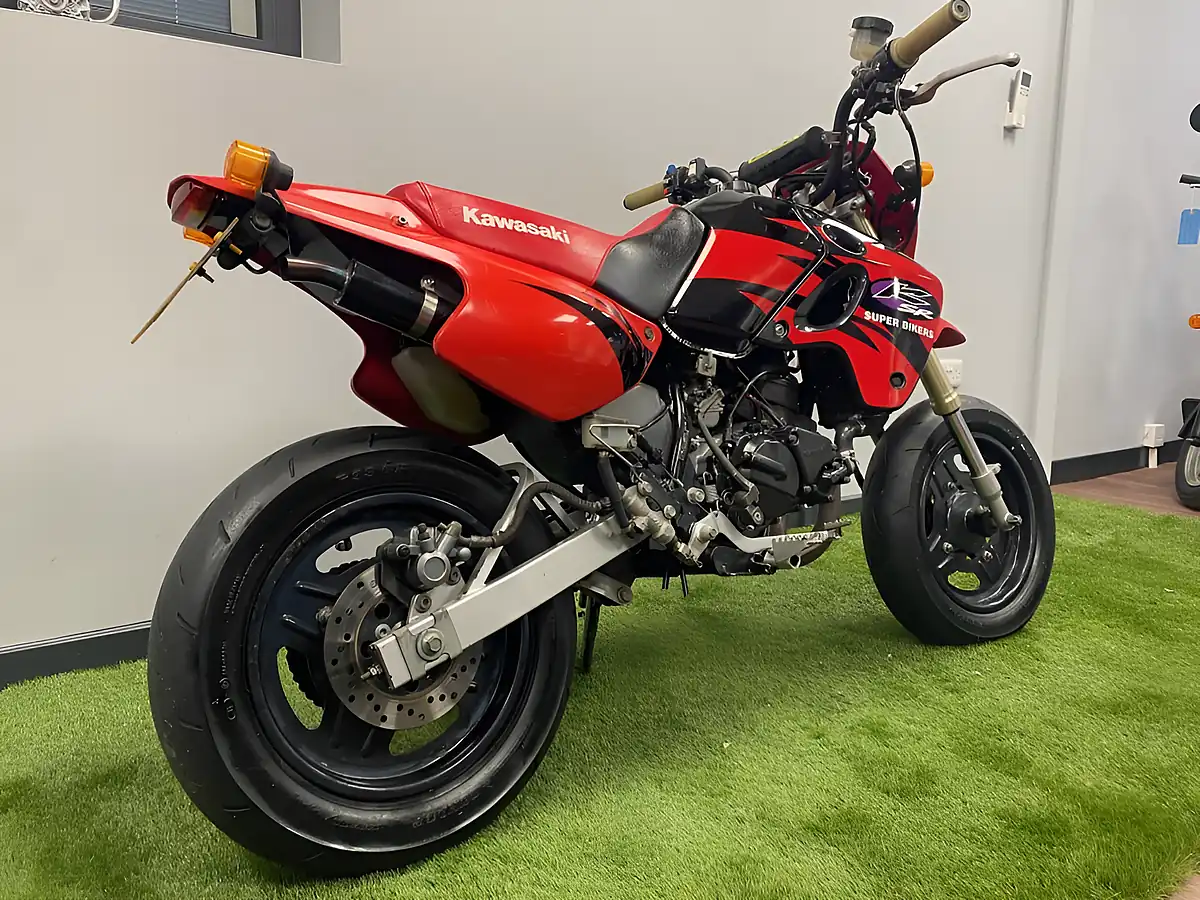 Used 1999 Kawasaki KSR80 Red - Interior and Exterior details 5