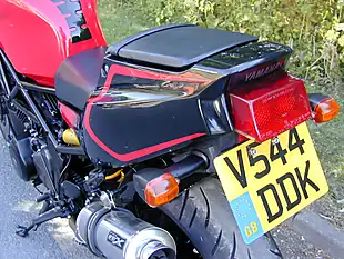 Used 1999 Yamaha TRX850 Red - Interior and Exterior details 10