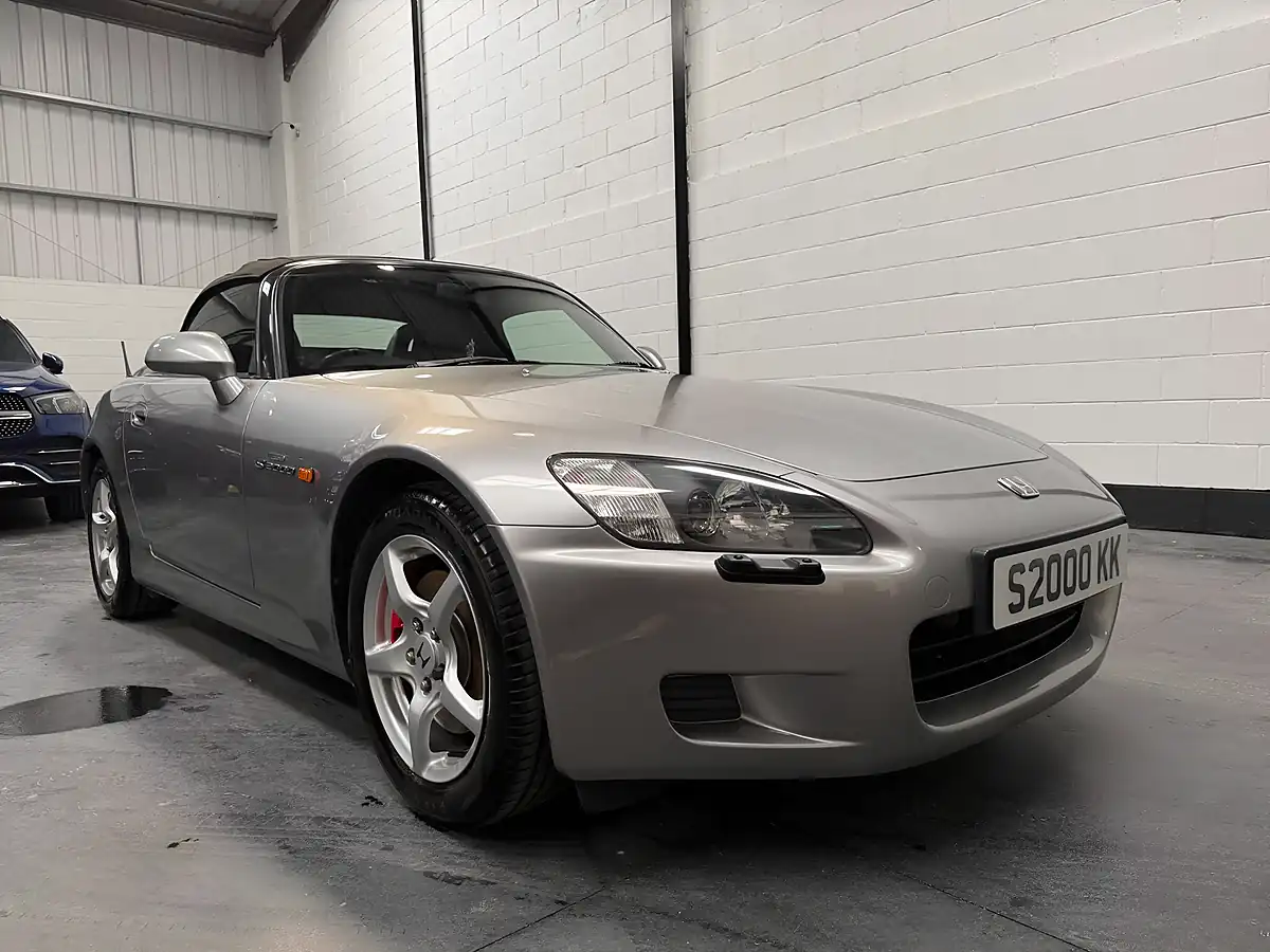 Used 2000 Honda S2000 Roadster Metallic Silver - Front View