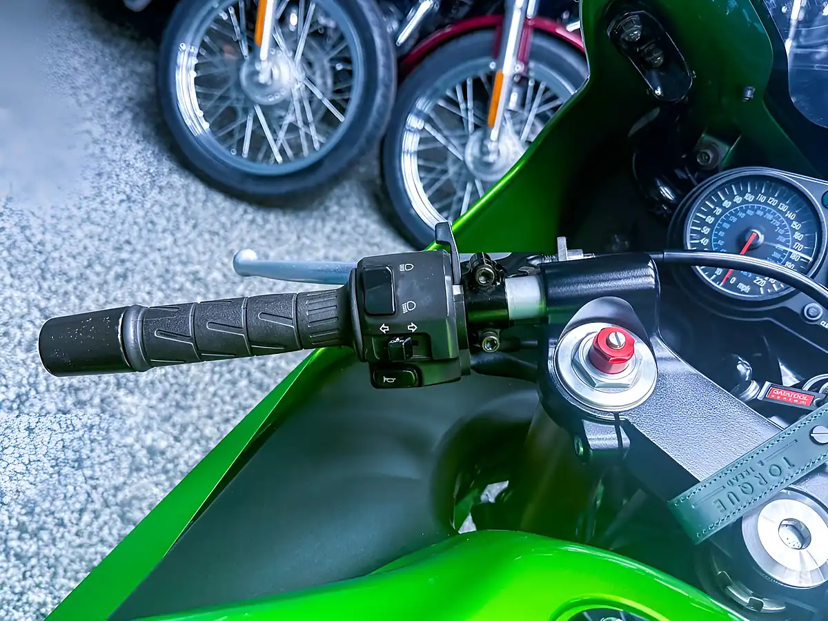 Used 2000 Kawasaki ZX-12R Ninja Green - Interior and Exterior details 15