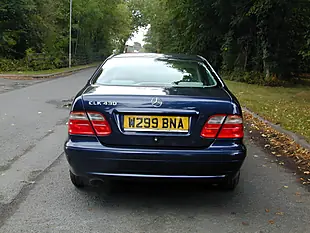 Used 2000 Mercedes-Benz Clk Coupe Azurite Blue Metallic - Interior and Exterior details 5