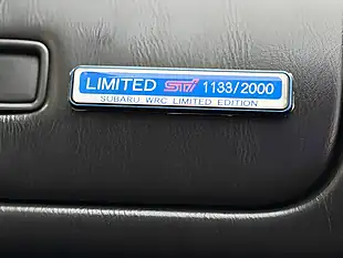 Used 2000 Subaru Impreza Type Ra Vi Limited Blue - Interior and Exterior details 14