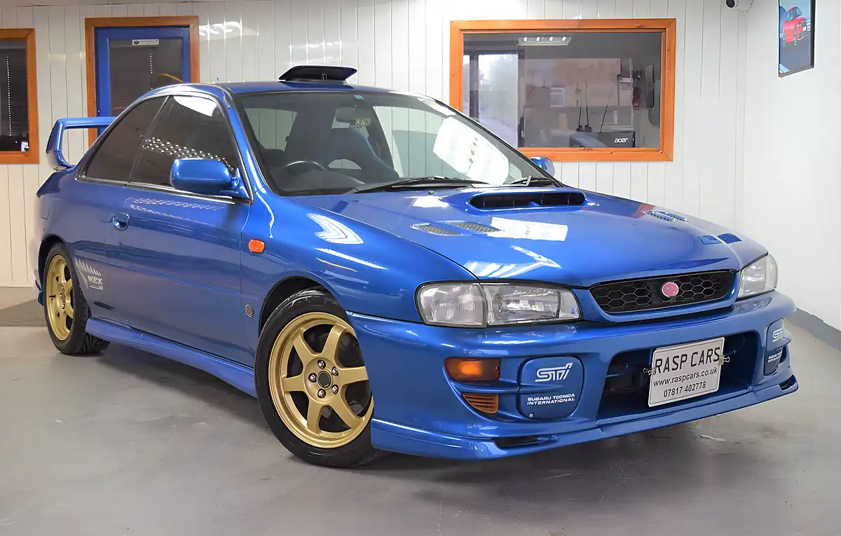 Used 2000 Subaru Impreza Wrx Sti Type R Version 6 Limited Blue - Interior and Exterior details 2