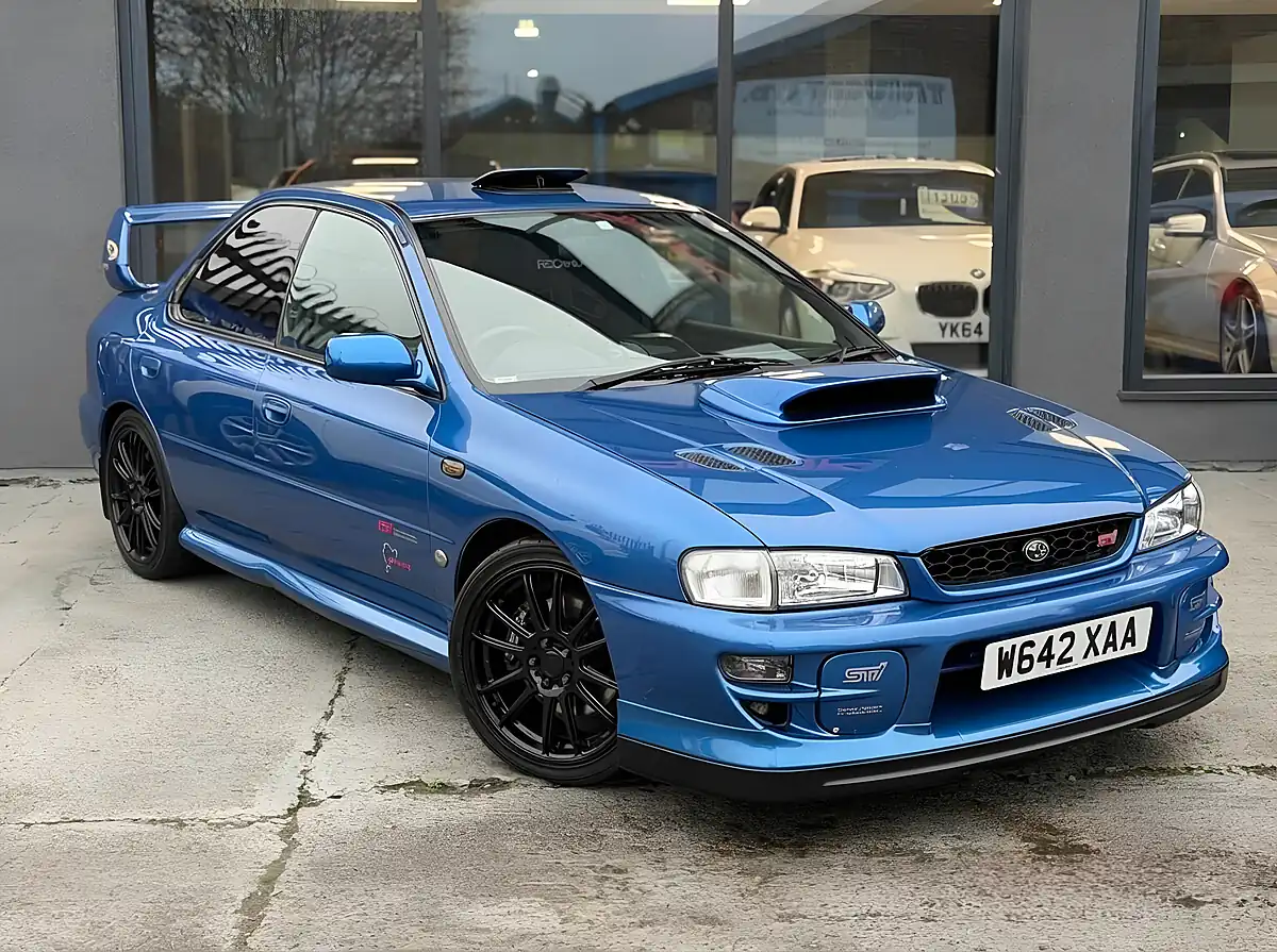 Used 2000 Subaru Impreza Wrx Sti Type Ra Vi Limited Blue - Front View