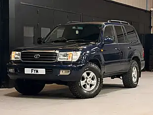 Used 2000 Toyota Land Cruiser Amazon Vx Blue - Interior and Exterior details 10