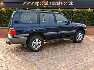 Used 2000 Toyota Land Cruiser Amazon Vx Blue - Interior and Exterior details 8