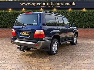 Used 2000 Toyota Land Cruiser Amazon Vx Blue - Interior and Exterior details 9