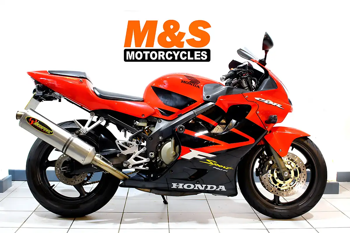 Used 2001 Honda CBR600 F Sport Red - Front View