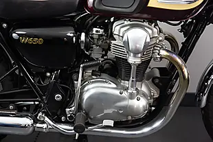 Used 2001 Kawasaki W650 Maroon and Cream - Interior and Exterior details 5