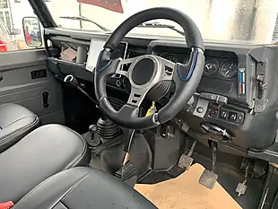Used 2001 Land Rover Defender 110 Black - Interior and Exterior details 12