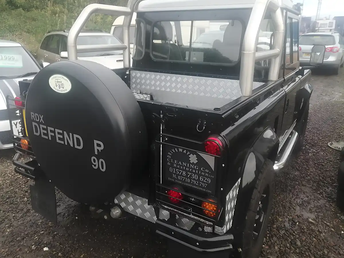 Used 2001 Land Rover Defender 90 Pick Up Black - Interior and Exterior details 11