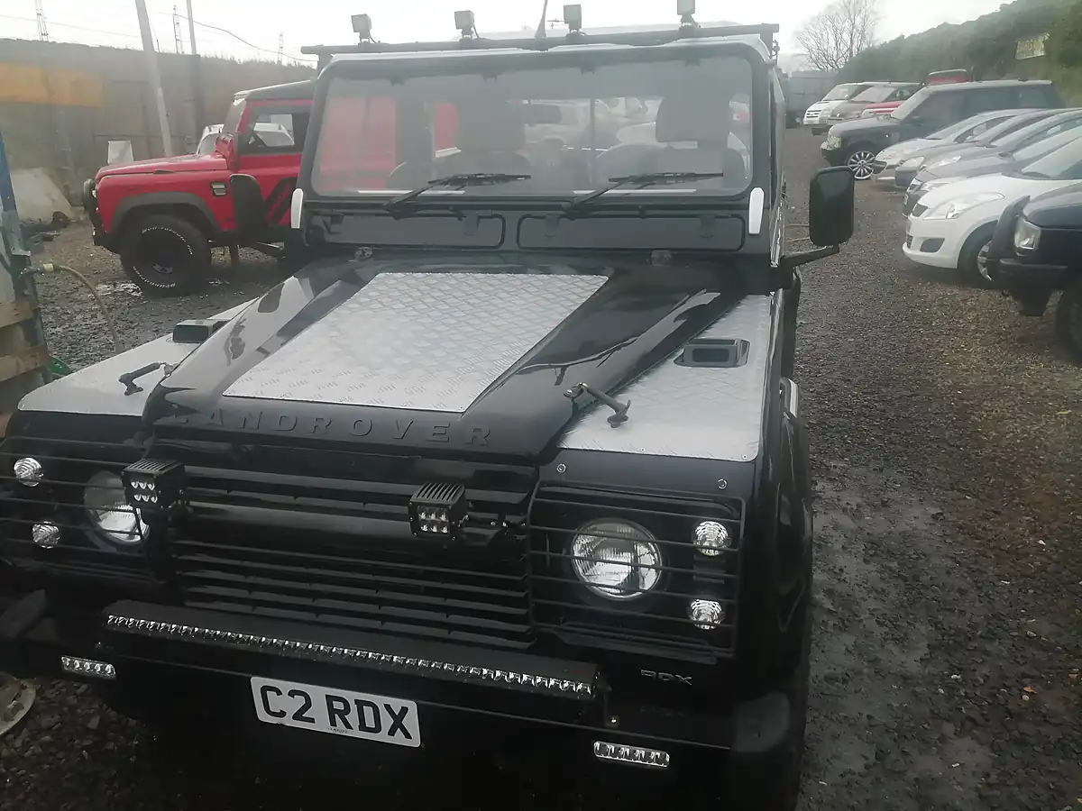 Used 2001 Land Rover Defender 90 Pick Up Black - Interior and Exterior details 13