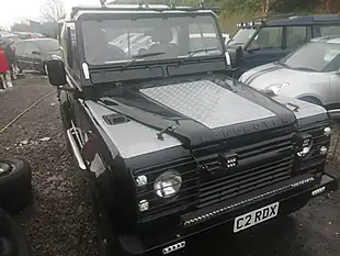 Used 2001 Land Rover Defender 90 Pick Up Black - Interior and Exterior details 14