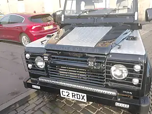 Used 2001 Land Rover Defender 90 Pick Up Black - Interior and Exterior details 15