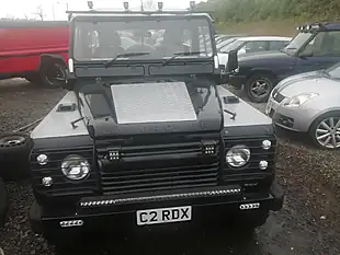 Used 2001 Land Rover Defender 90 Pick Up Black - Interior and Exterior details 2
