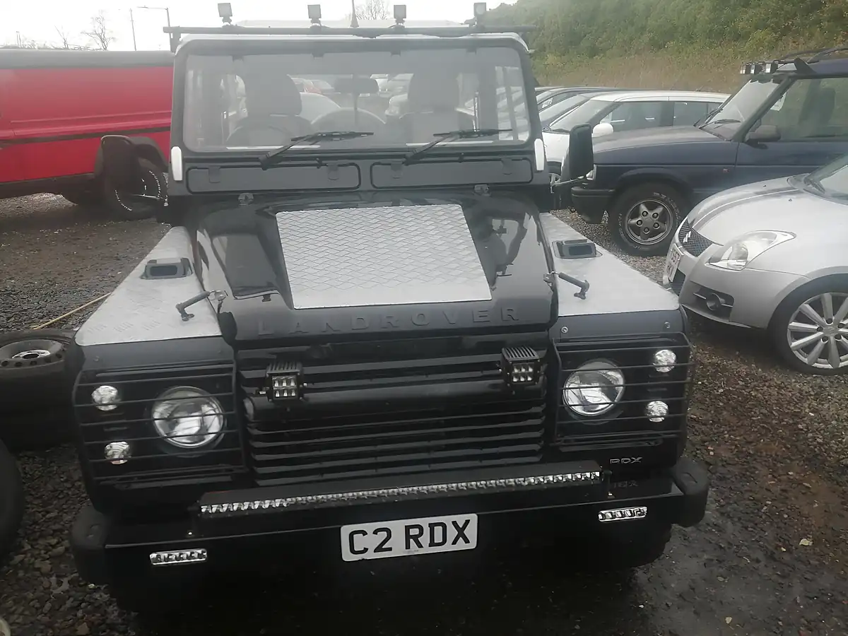 Used 2001 Land Rover Defender 90 Pick Up Black - Interior and Exterior details 2