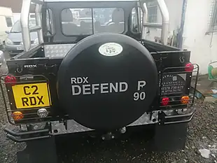 Used 2001 Land Rover Defender 90 Pick Up Black - Interior and Exterior details 5