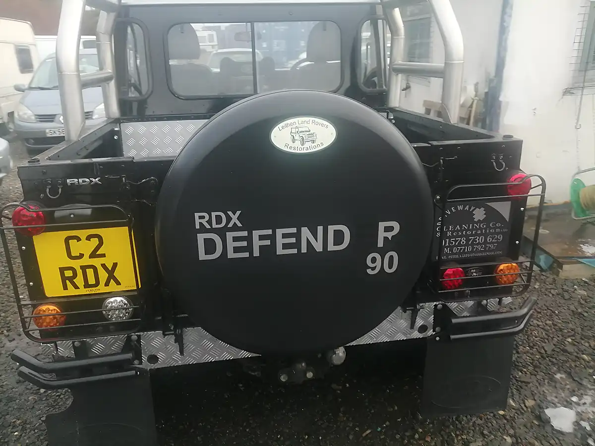 Used 2001 Land Rover Defender 90 Pick Up Black - Interior and Exterior details 5