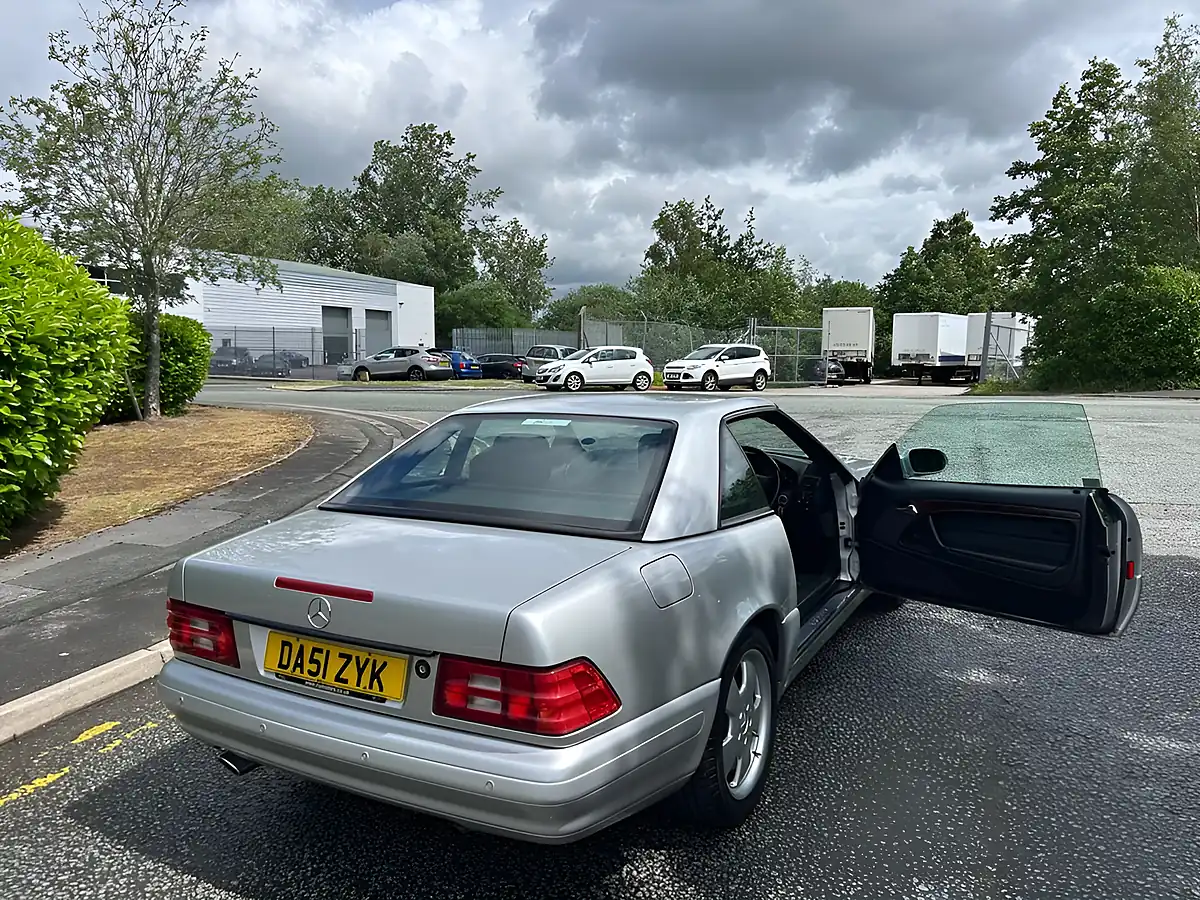Used 2001 Mercedes-Benz Sl Class Convertible Brilliant Silver Metallic - Interior and Exterior details 12