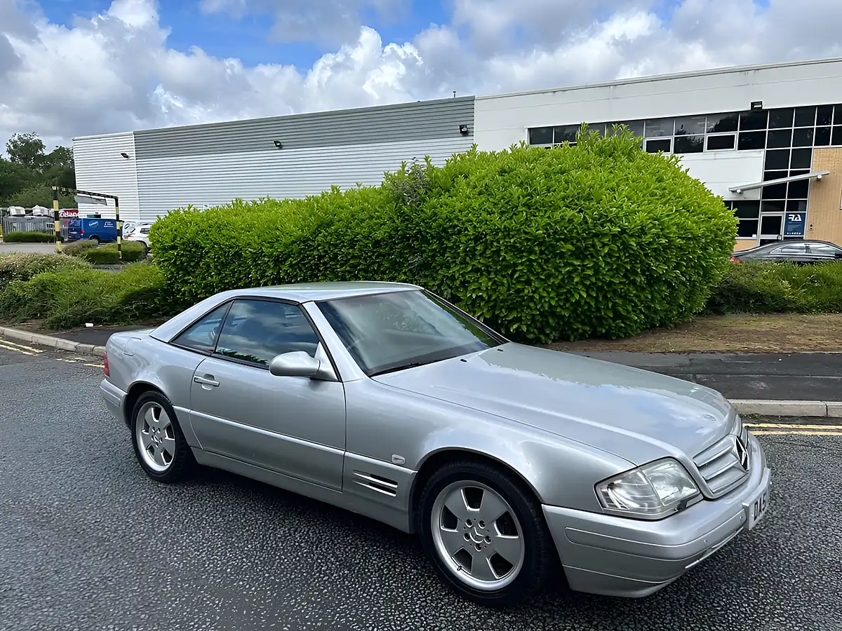 Used 2001 Mercedes-Benz Sl Class Convertible Brilliant Silver Metallic - Interior and Exterior details 2
