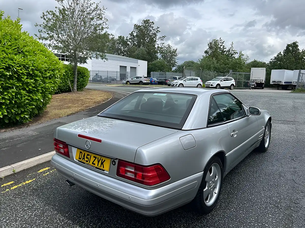 Used 2001 Mercedes-Benz Sl Class Convertible Brilliant Silver Metallic - Interior and Exterior details 4