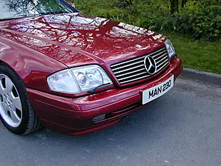 Used 2001 Mercedes-Benz Sl R129 Sports Convertible Red - Interior and Exterior details 11