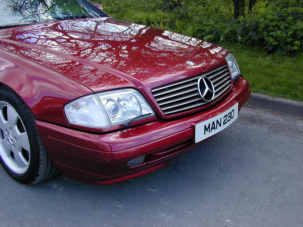 Used 2001 Mercedes-Benz Sl R129 Sports Convertible Red - Interior and Exterior details 11