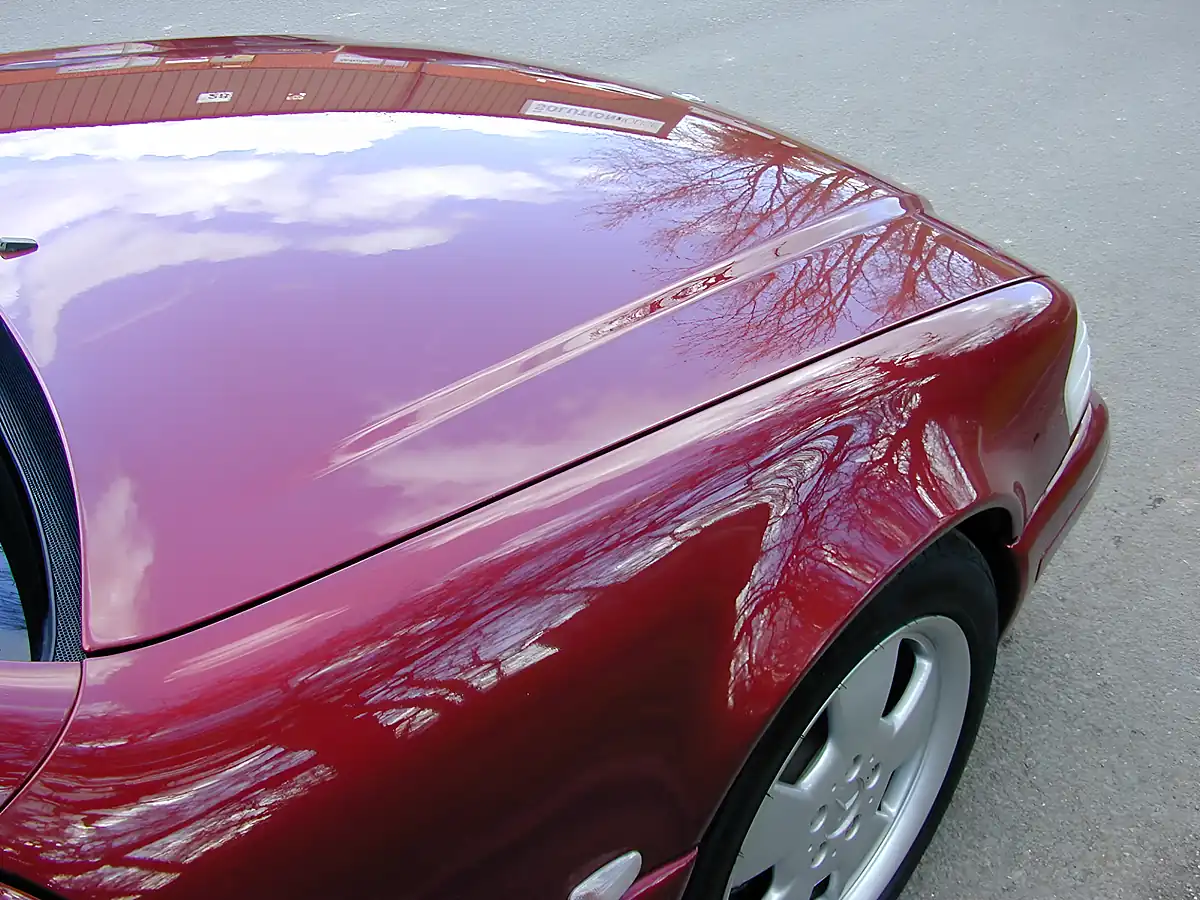 Used 2001 Mercedes-Benz Sl R129 Sports Convertible Red - Interior and Exterior details 14