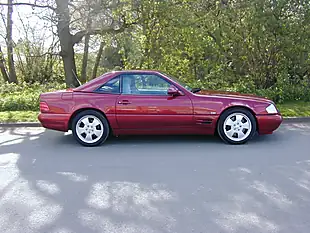Used 2001 Mercedes-Benz Sl R129 Sports Convertible Red - Interior and Exterior details 2
