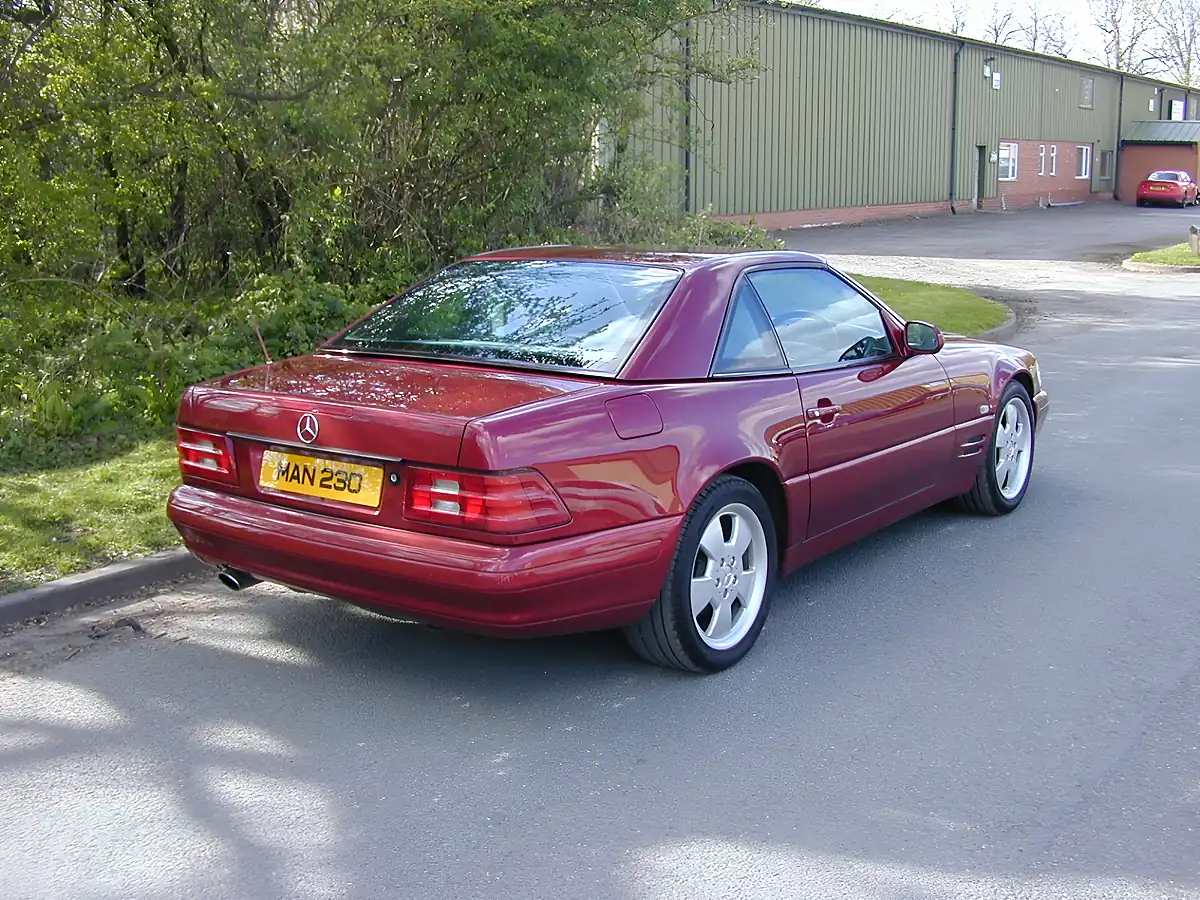 Used 2001 Mercedes-Benz Sl R129 Sports Convertible Red - Interior and Exterior details 3