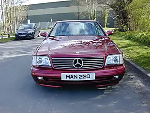Used 2001 Mercedes-Benz Sl R129 Sports Convertible Red - Interior and Exterior details 4